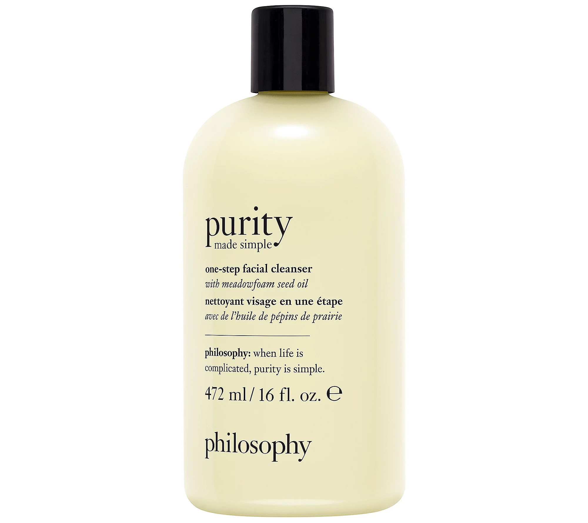 philosophy purity made simple facial cleanser 16oz | QVC