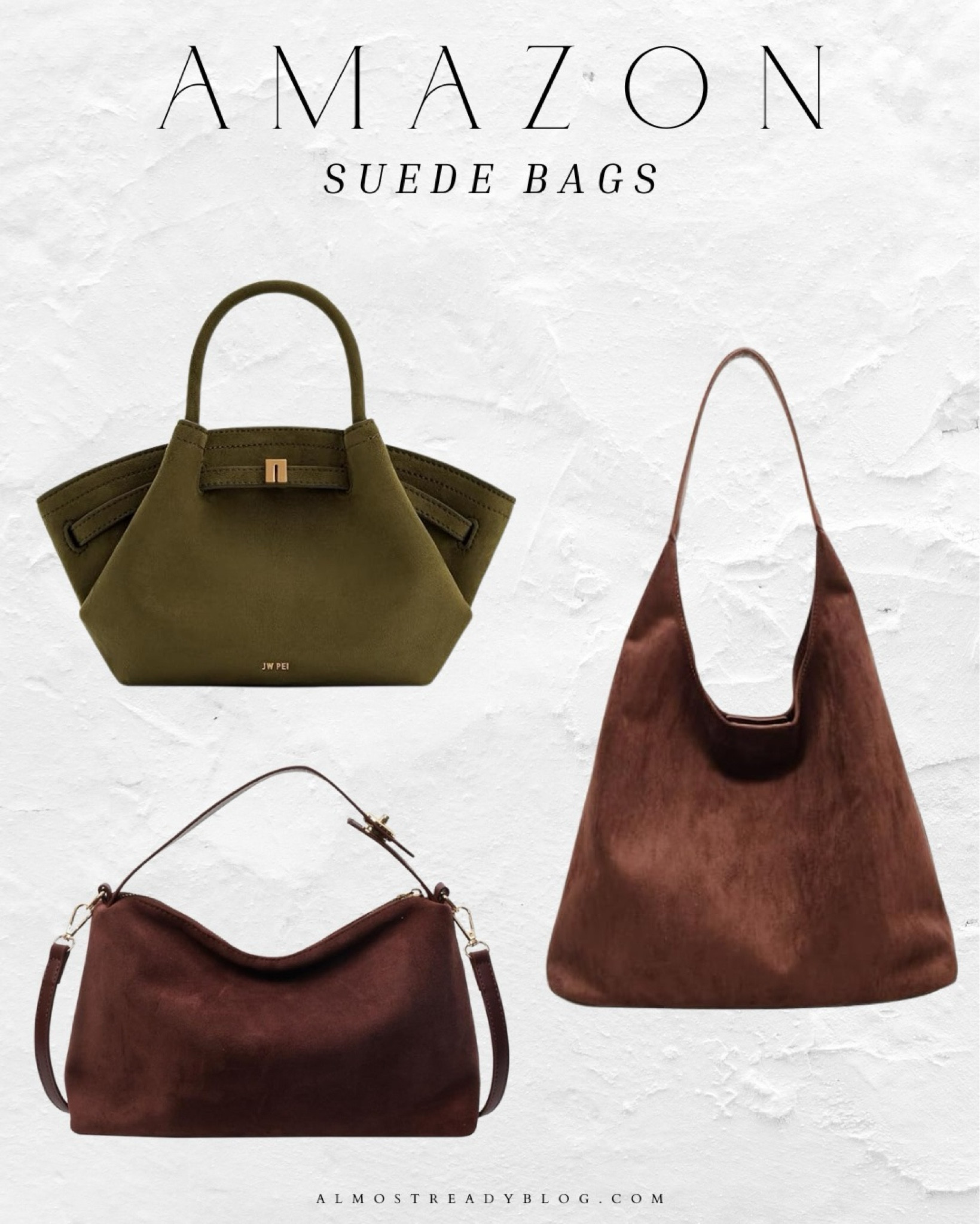 Amazon suede bags, Amazon fall bags, Amazon brown bags 

#LTKFindsUnder100 #LTKFindsUnder50