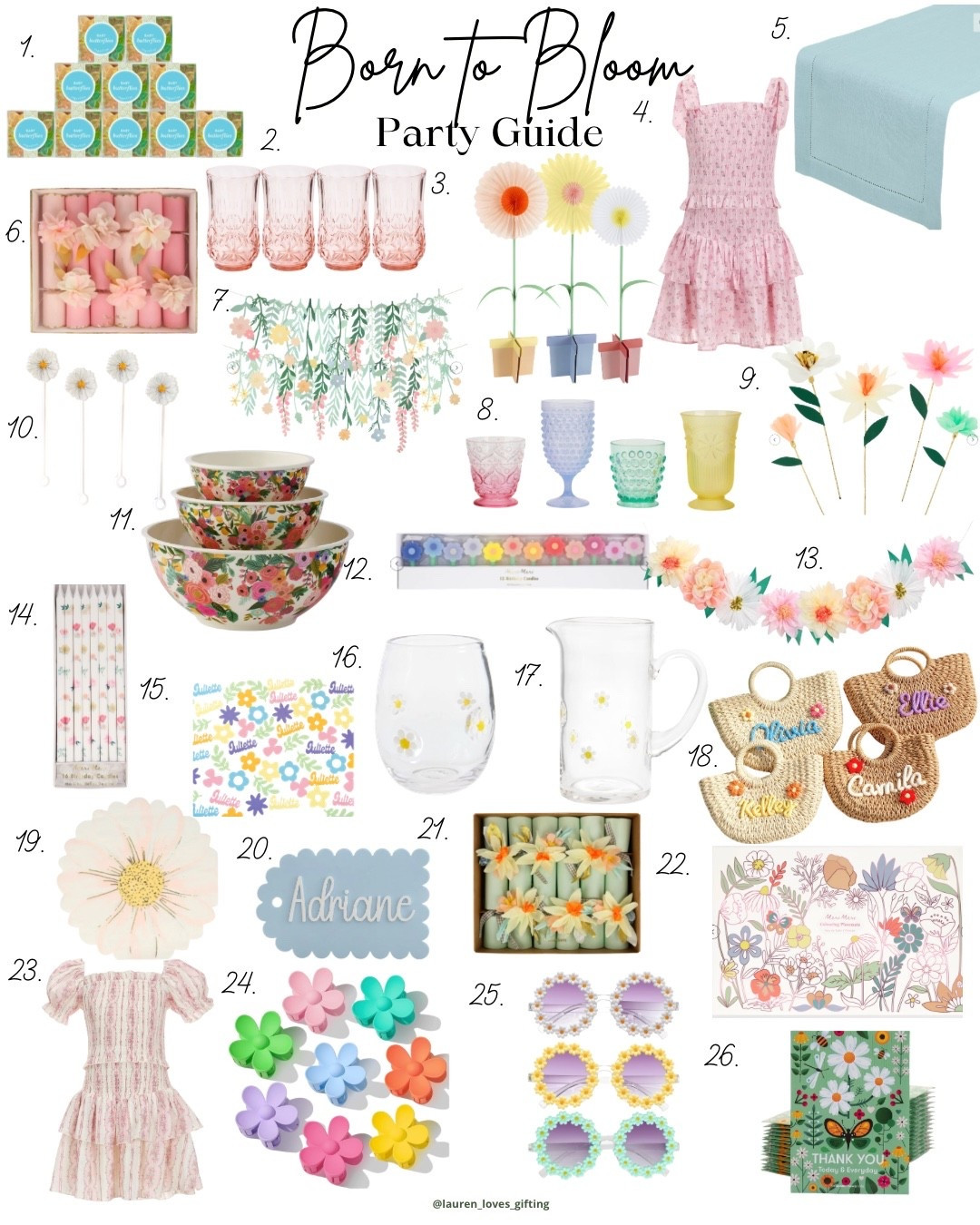 Born to Bloom 🌸 Recreate my flower themed party with all of these items.

#LTKmomlife #LTKKids #LTKHome