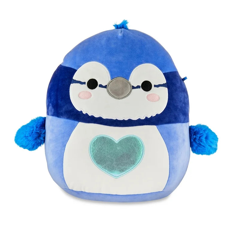 Squishmallows Official Plush 12 inch Blue J With Heart - Child's Ultra Soft Stuffed Plush Toy | Walmart (US)