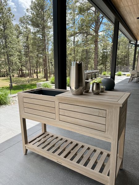 I am so excited to use the Westport console table to host our friends on the patio. It has a built in beverage tub for extra convenience. The Optima beverage set is double walled, which I love.

#LTKSeasonal #LTKStyleTip #LTKHome