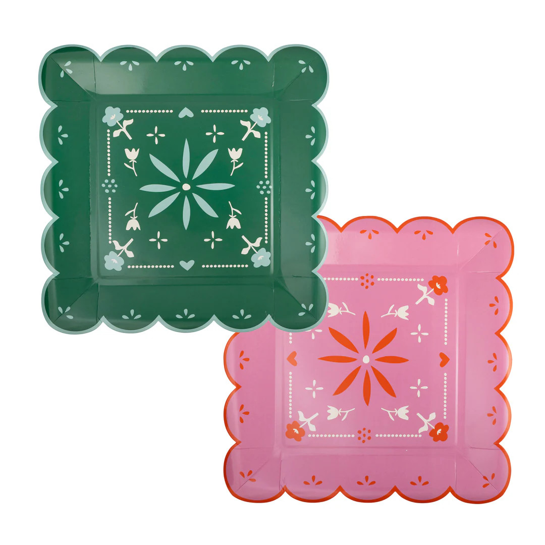 Fiesta Papel 10" Plate Set | My Mind's Eye