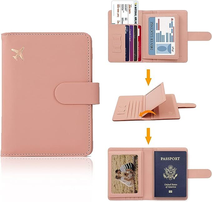 Melsbrinna Passport Holder,Passport Holder Card Slots,Cute Passport cover for Women/Men,Waterproo... | Amazon (US)