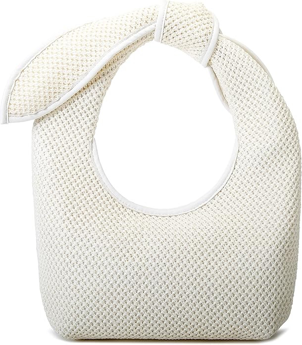 Summer Straw Bag for Women, Retro Woven Shoulder Bag Top-handle Rattan Bags Travel Beach Totes Ba... | Amazon (US)