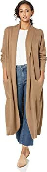 Cable Stitch Women's Open Placket Long Cardigan | Amazon (US)