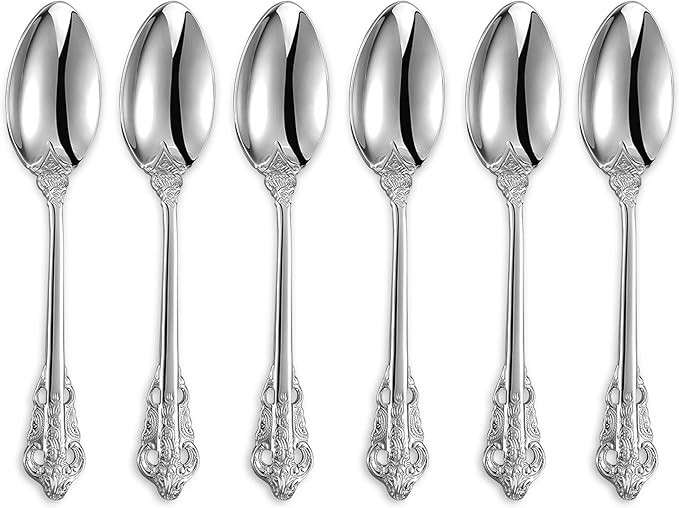 KEAWELL Luxurious 5.1-Inch Espresso Spoons Set - 6 Pieces - Mini Coffee Spoon, 18/10 Stainless St... | Amazon (US)