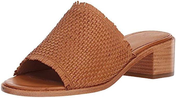 FRYE Women's Cindy Woven Mule Heeled Sandal | Amazon (US)