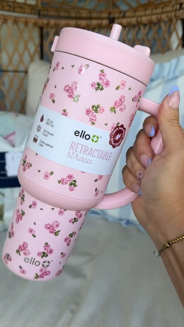 The floral print was an immediate add to cart #floralprint #ello #drinkware 

#LTKHome #LTKActive #LTKselfcare