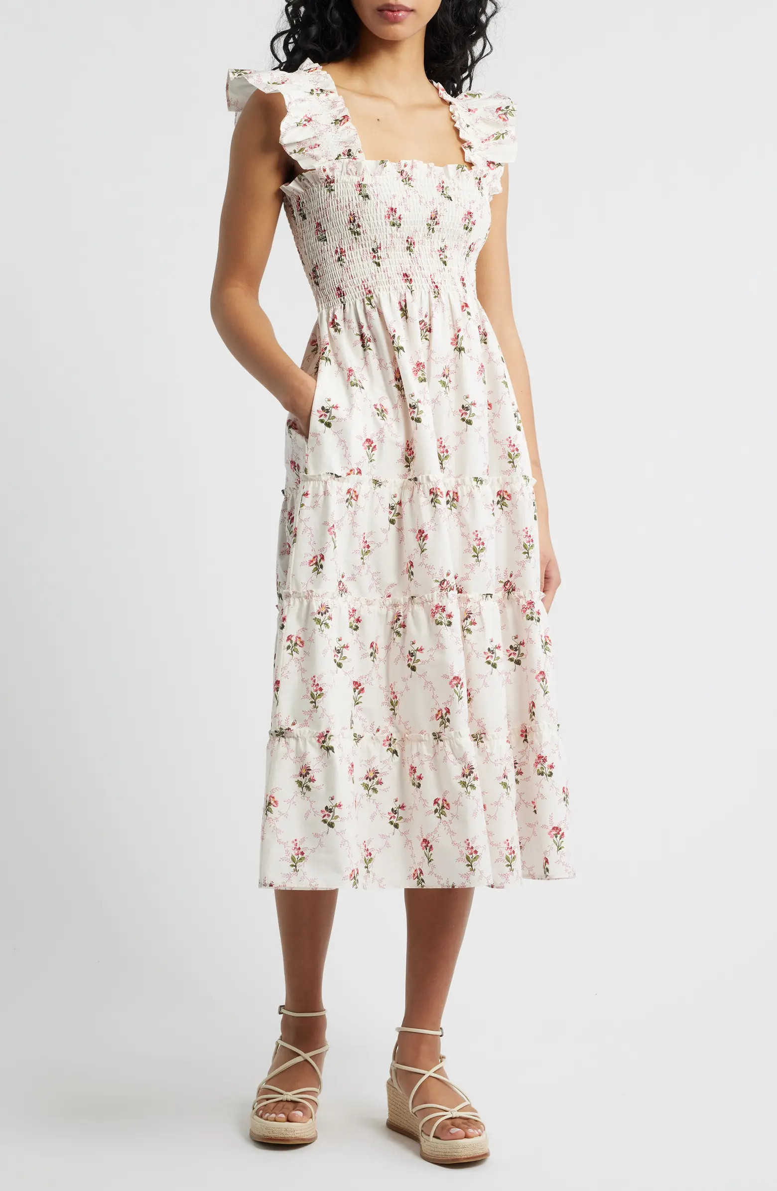 The Ellie Gingham Nap Midi Dress | Nordstrom