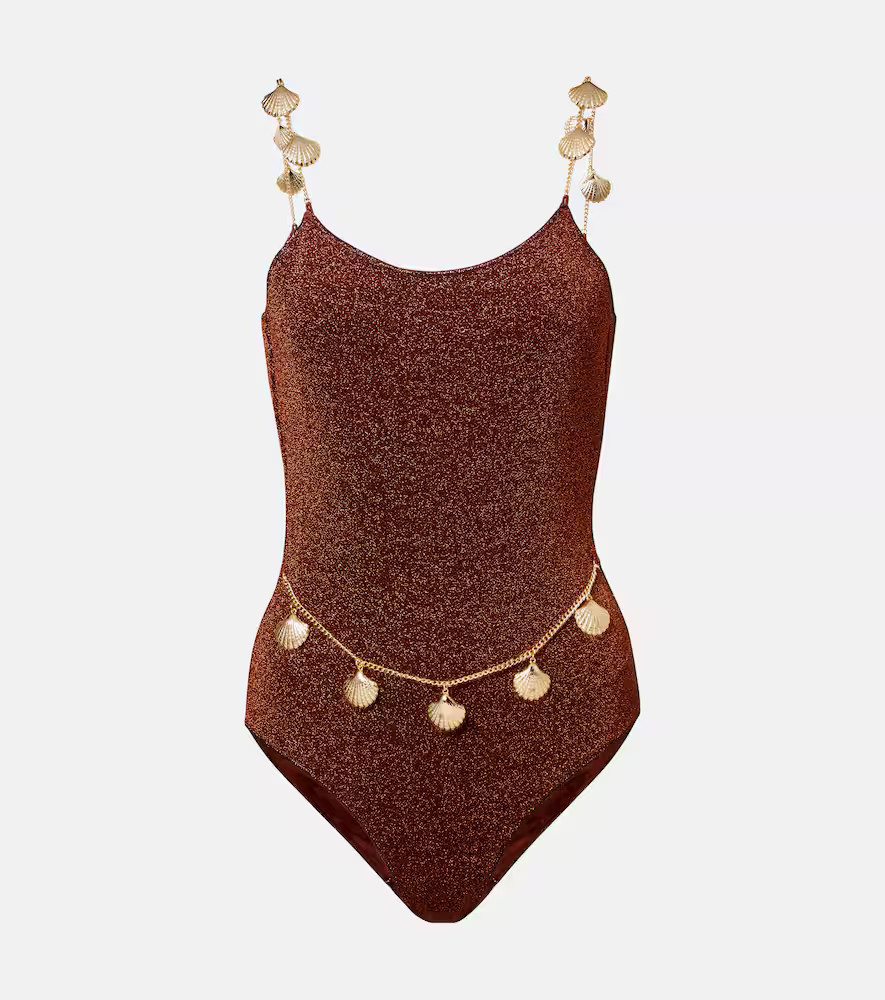 OsÃ©ree LumiÃ¨re Shells embellished swimsuit | Mytheresa (US/CA)