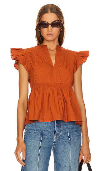 Luise Top in Saffron | Revolve Clothing (Global)