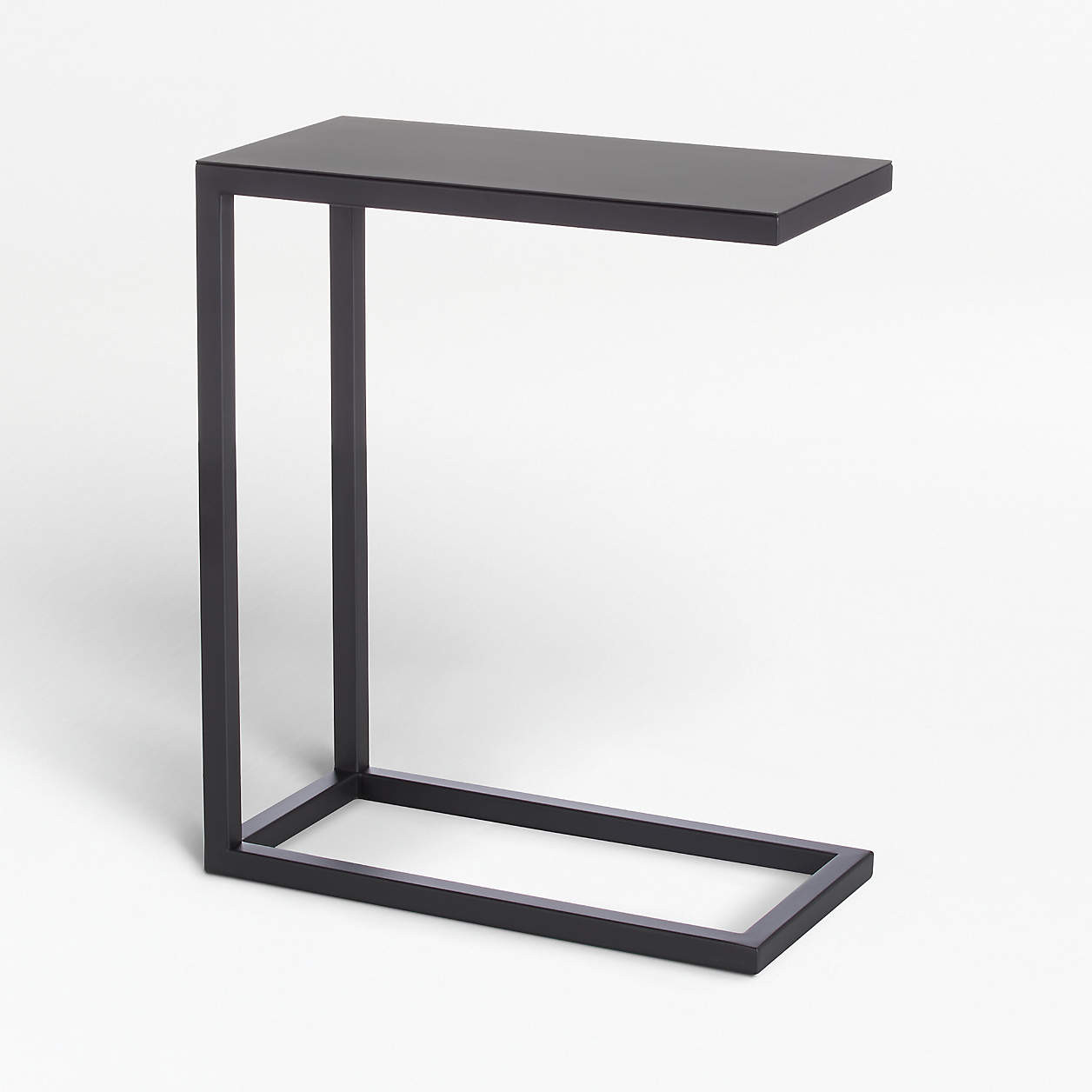 Avenue Black C Table + Reviews | Crate & Barrel | Crate & Barrel