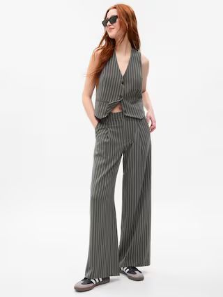 High Rise Pleated Wide-Leg Trousers | Gap (US)
