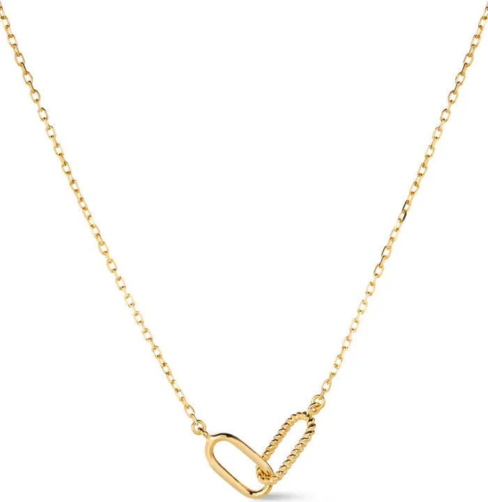 Gold Pendant - Gold Twisted Link Necklace | Nordstrom