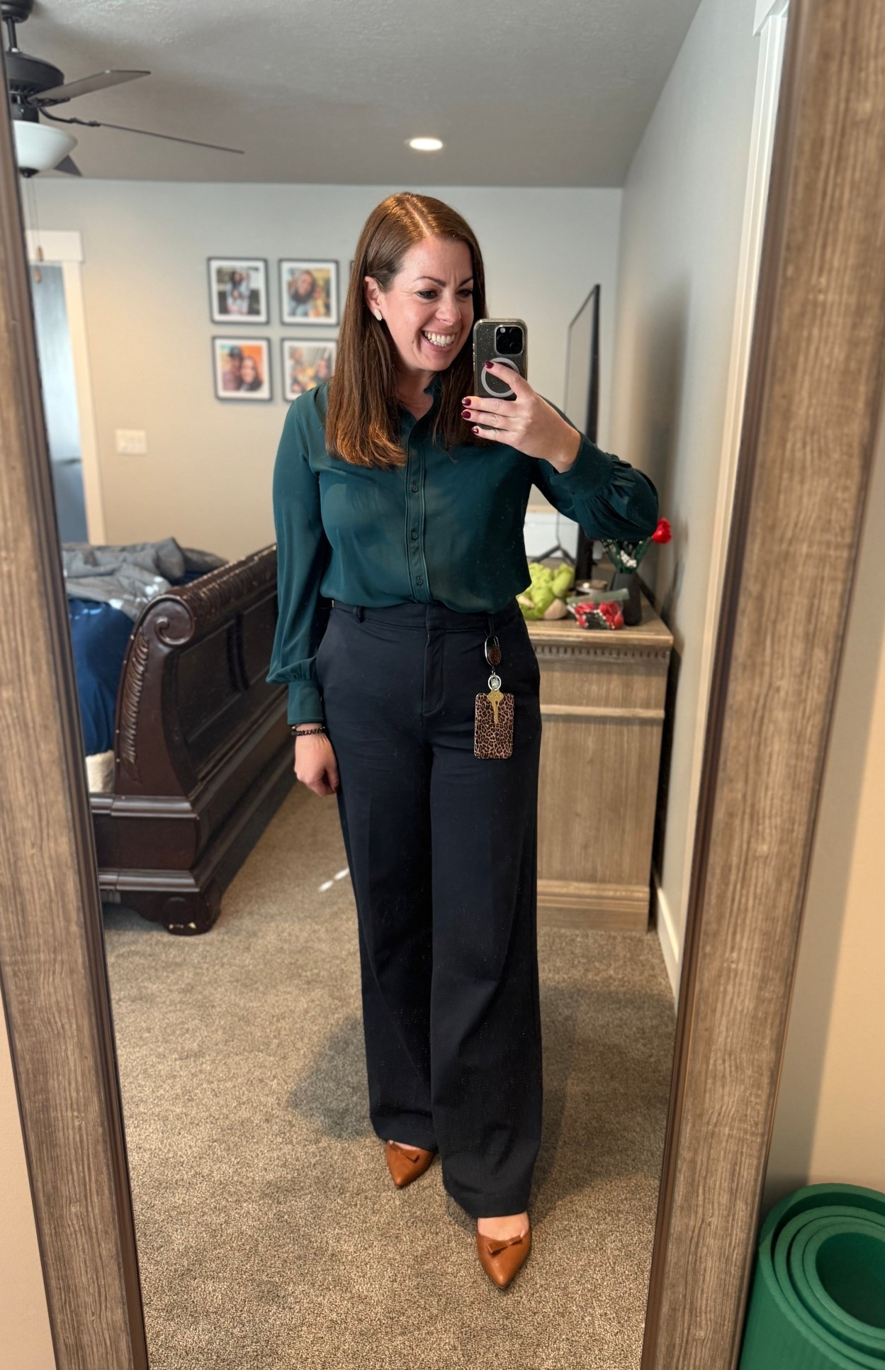 When dress pants are as comfortable as sweats, life is good! These pants from Ann Taylor have a high waist, are flattering, and soft as silk! In an 8. 

#LTKShoeCrush #LTKMidsize #LTKWorkwear