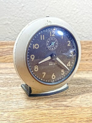 Westclox Style 6 Baby Ben Model 61-V Ivory Case Alarm Clock 1949-1956  (K9942) | eBay | eBay US