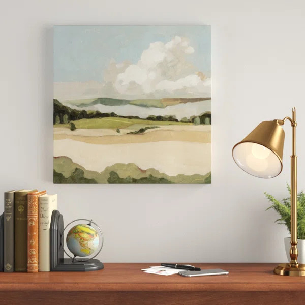 Cumulus Landscape II by Emma Scarvey - Wrapped Canvas Painting Print | Wayfair Professional