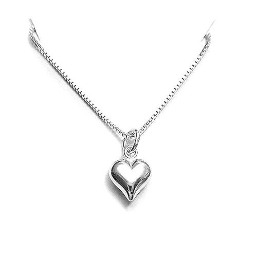 Tiny Delicate and Dainty Sterling Silver Heart Necklace, Girlfriend Gift, Gift for Mom, Daughter ... | Amazon (US)
