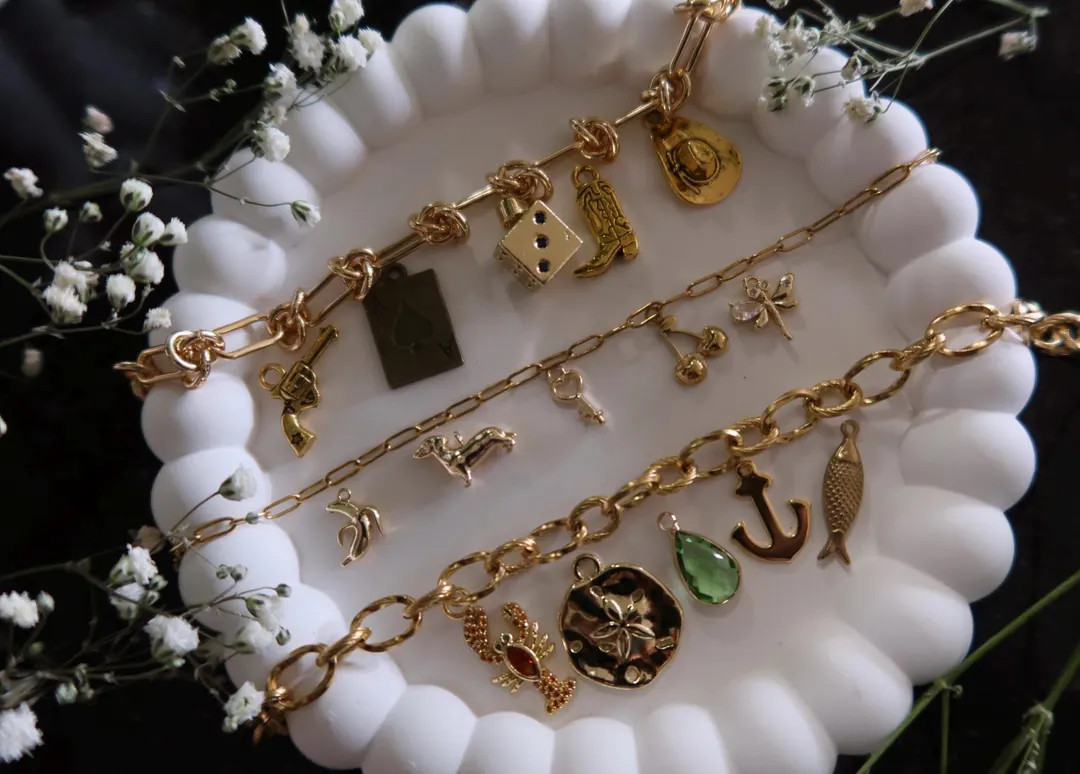 Custom Charm Necklace - Pick Your Own Charms and Chain - Choose Your Own Charms - Etsy | Etsy (US)