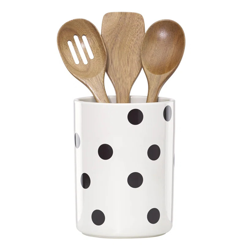 4 Piece Deco Dot All in Good Taste Kitchen Utensil Set | Wayfair North America
