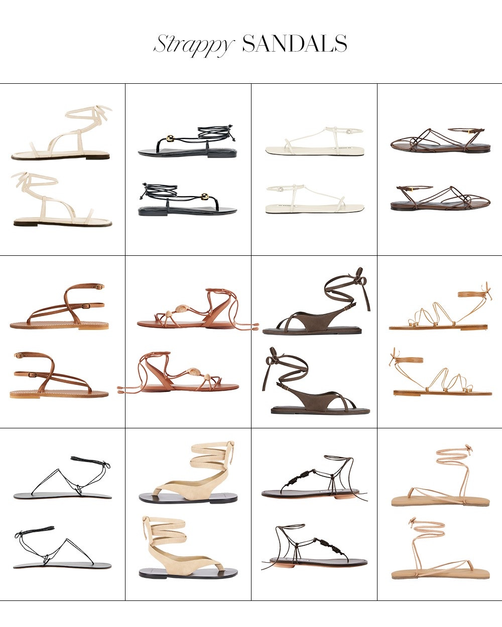 The strappy sandals edit 

#LTKSeasonal #LTKSummerEdit #LTKShoeCrush