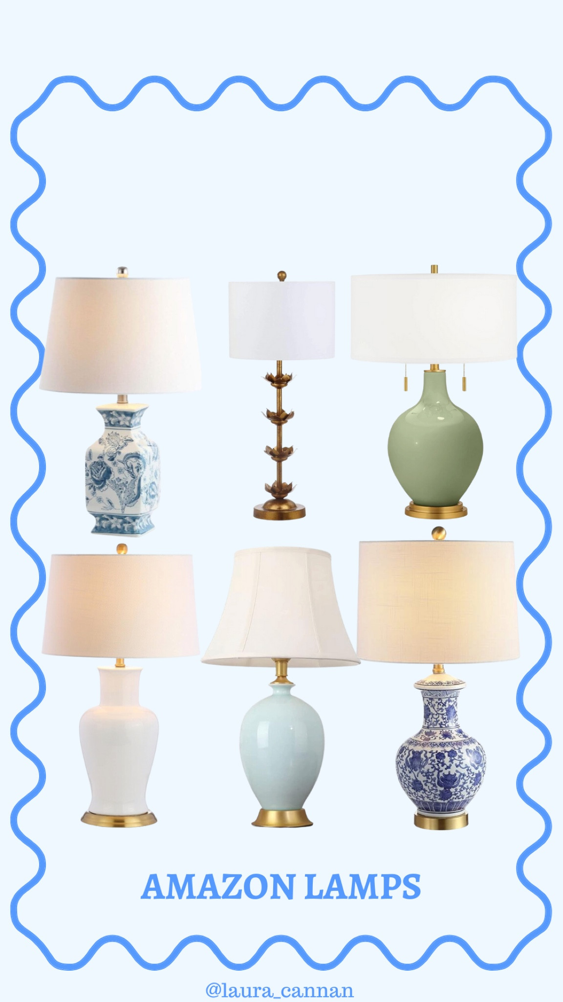 Amazon lamps
blue and white lamps
traditional lamps 
grandmillennial 

#LTKHome
