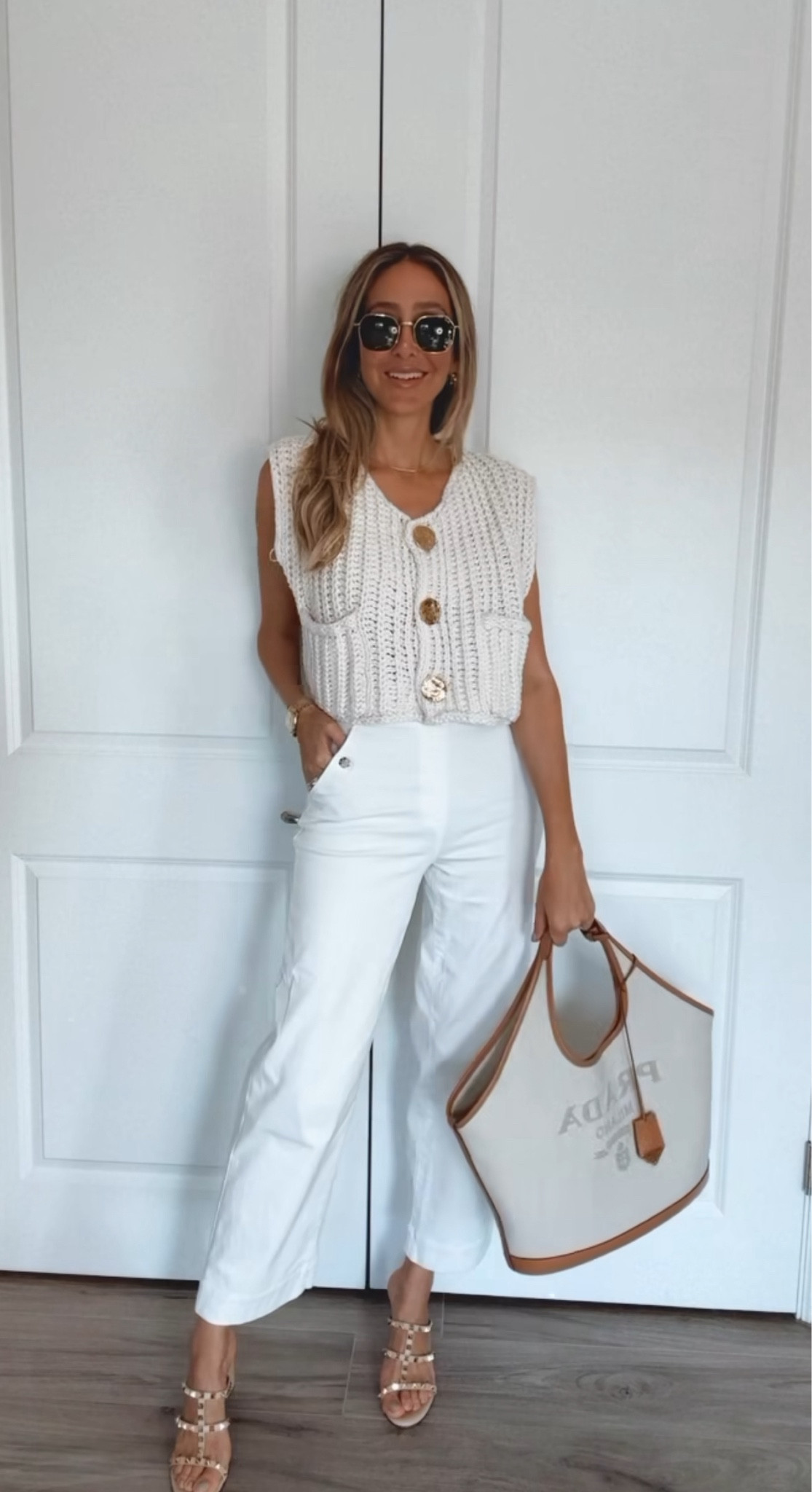 Elegant and beautiful Amazon tops that I love! Knit vest with gorgeous golden buttons . All tops run tts. 
My stats - 
Clothes: Size S/2 - Jeans 27
Footwear: Size 9 
Height: 5'9" tall
Weight: 127 lbs

#LTKOver40 #LTKStyleTip #LTKSeasonal