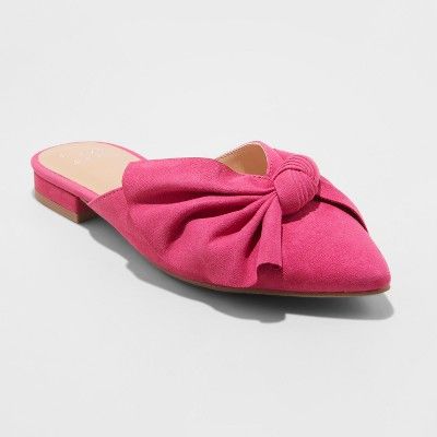 Women's Beth Bow Mules - A New Day™ | Target