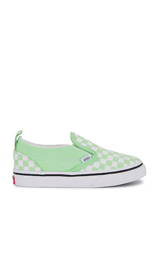 Vans Toddler Slip-On V in Green. - size 7.5 | Revolve Clothing (Global)