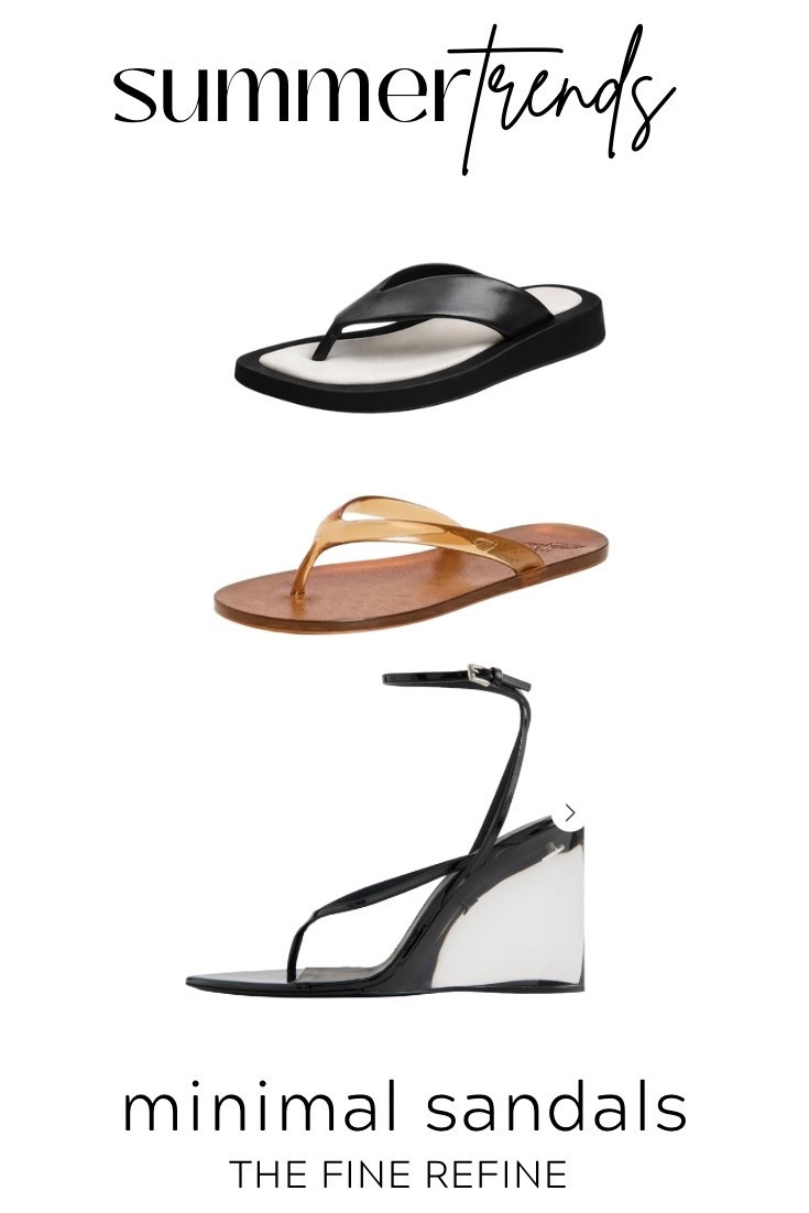 Refined sandals are defining summer 2026 style — from minimalist flip flops and barely-there leather sandals to sculptural wedges, luxury fashion is leaning into clean lines, elevated simplicity, and timeless silhouettes inspired by The Row, Saint Laurent, Khaite, and Alaïa #LookForLess

#LTKTravel #LTKSeasonal #LTKSwim