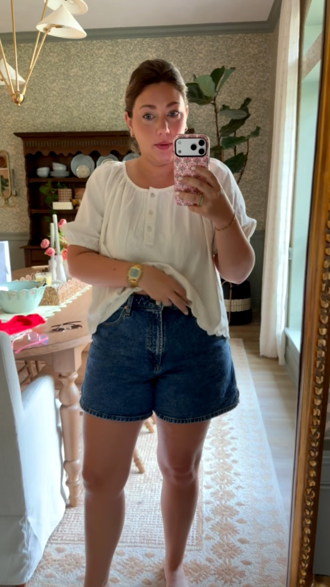 The PERFECT summer blue jean shorts from @Target! True to size, great length, can’t say enough! 

#TargetPartner #Target 