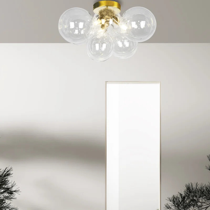 Etta Avenue™ Marigny 3 -Light 14.2" Flush Mount & Reviews | Wayfair | Wayfair North America