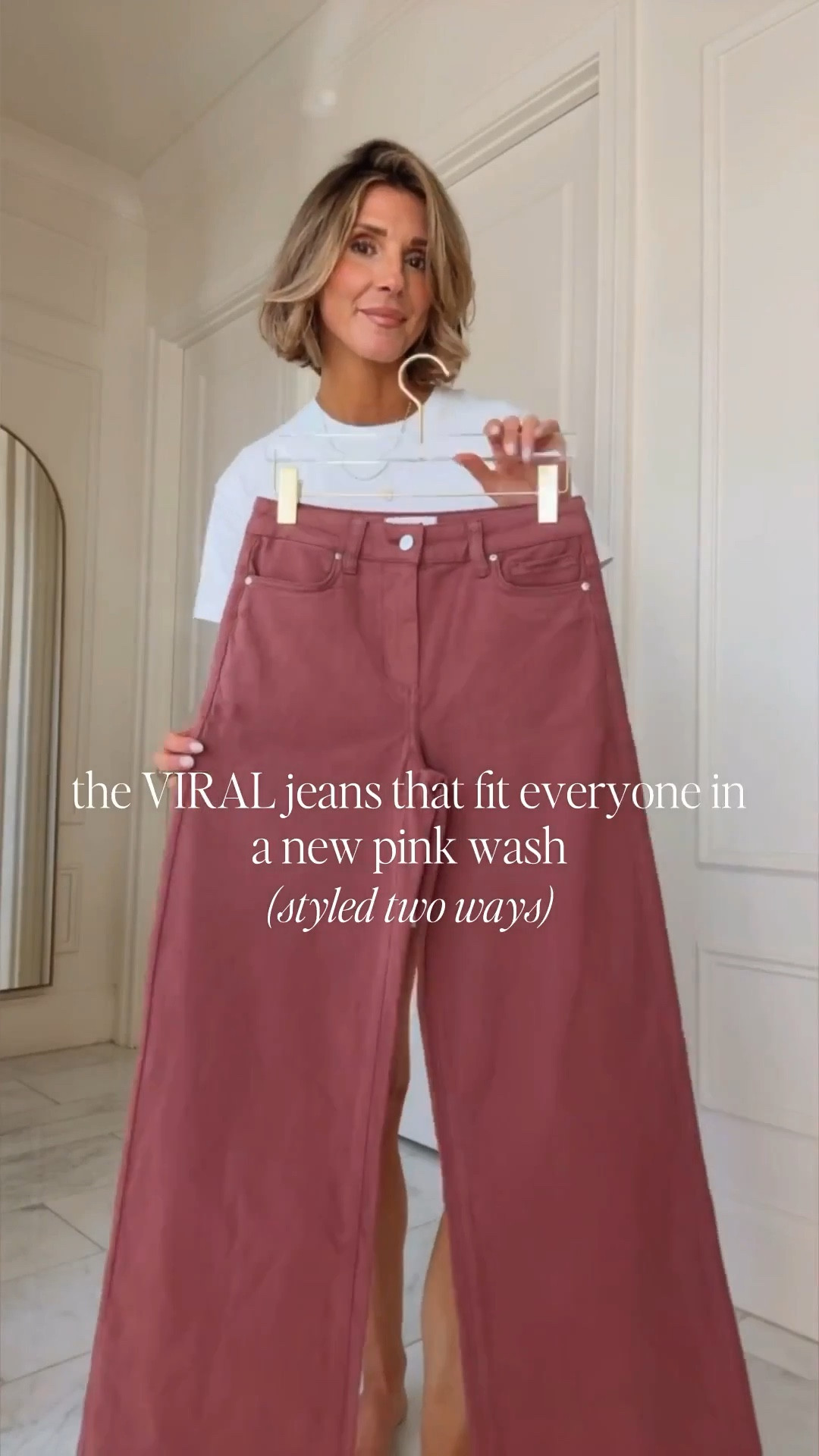 Best seller this week! 

The jeans that are flattering on everyone in this new berry wash. I'm 5'7 for reference wearing the 28 inseam and they fit true to size. 

#LTKootd