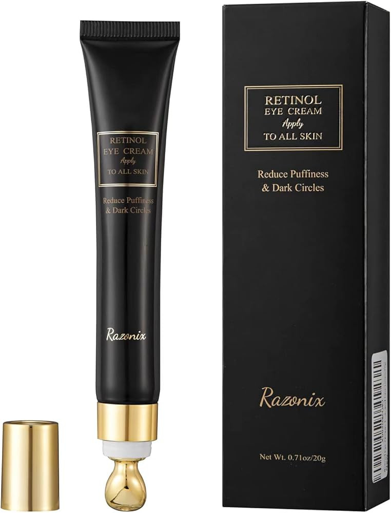 Eye Cream for Dark Circles: Retinol Under Eye Treatment for Puffiness Bags – Anti Aging Eye Cre... | Amazon (US)