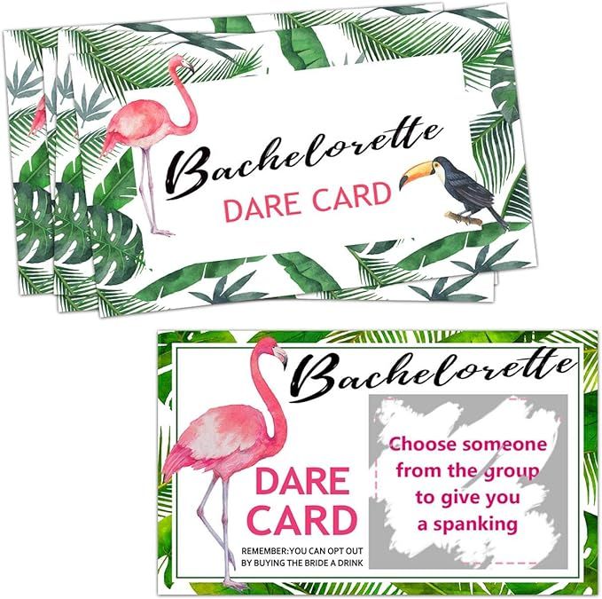 40 Bachelorette Party Drinking Game Dare Card - Bachelorette Scratch Off Cards - Perfect for Girl... | Amazon (US)