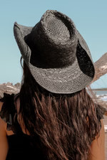 Total Eclipse Hat in Black | lauren nicole