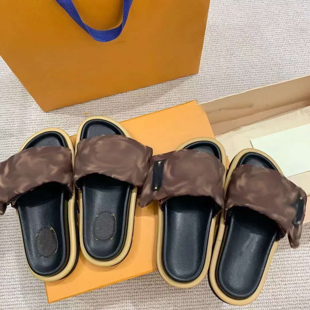 Louis Vuitton 2022 Pool Pillow Slides - Brown Sandals, Shoes