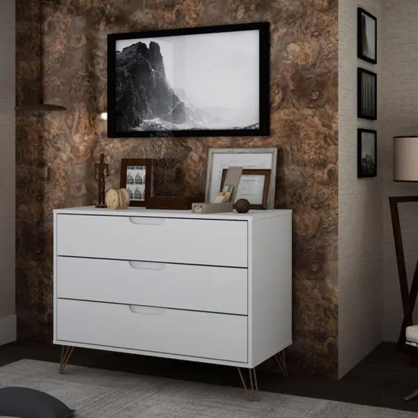 Carson Carrington Bandene Modern 3-drawer Dresser | Bed Bath & Beyond