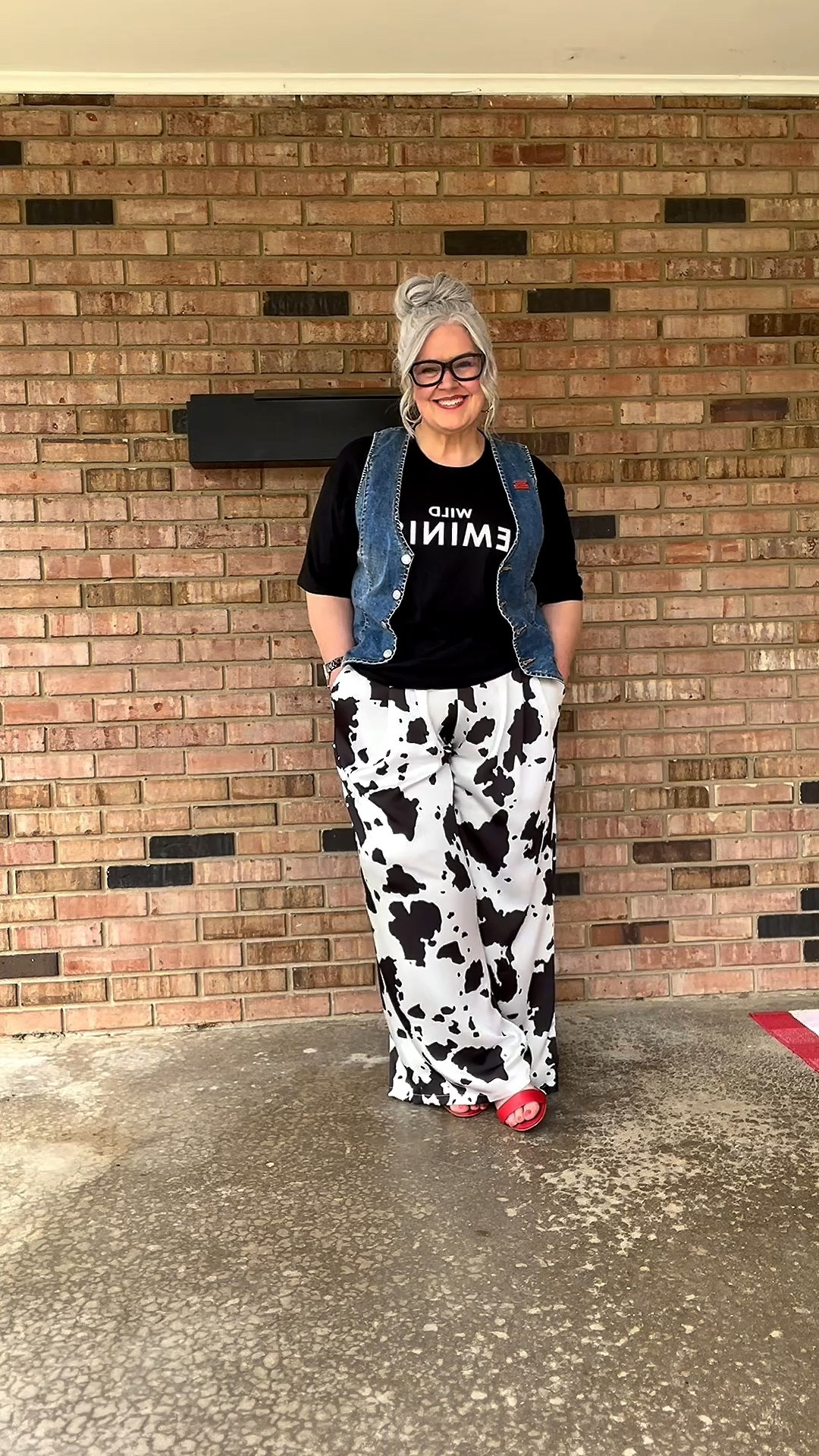 Absolutely Adore these satin @wkndchasers pants!!! 💞I’m a size 16, 215 lbs, 5’2 wearing 2XL. I did hem these (tall girl approved) #over50fashion #over50style #ootd #dopaminedressing #feminists 

#LTKootd #LTKOver40 #LTKPlusSize