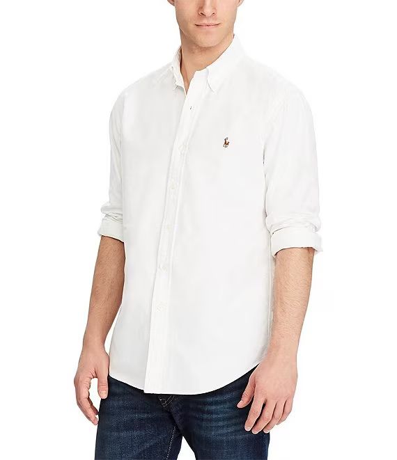 Solid Oxford Long-Sleeve Woven Shirt | Dillard's