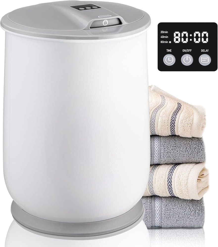 Towel Warmer, 28L Large Towel Warmers for Bathroom, Adjustable Heat Timer (20/40/80 Minutes)，Ve... | Amazon (US)