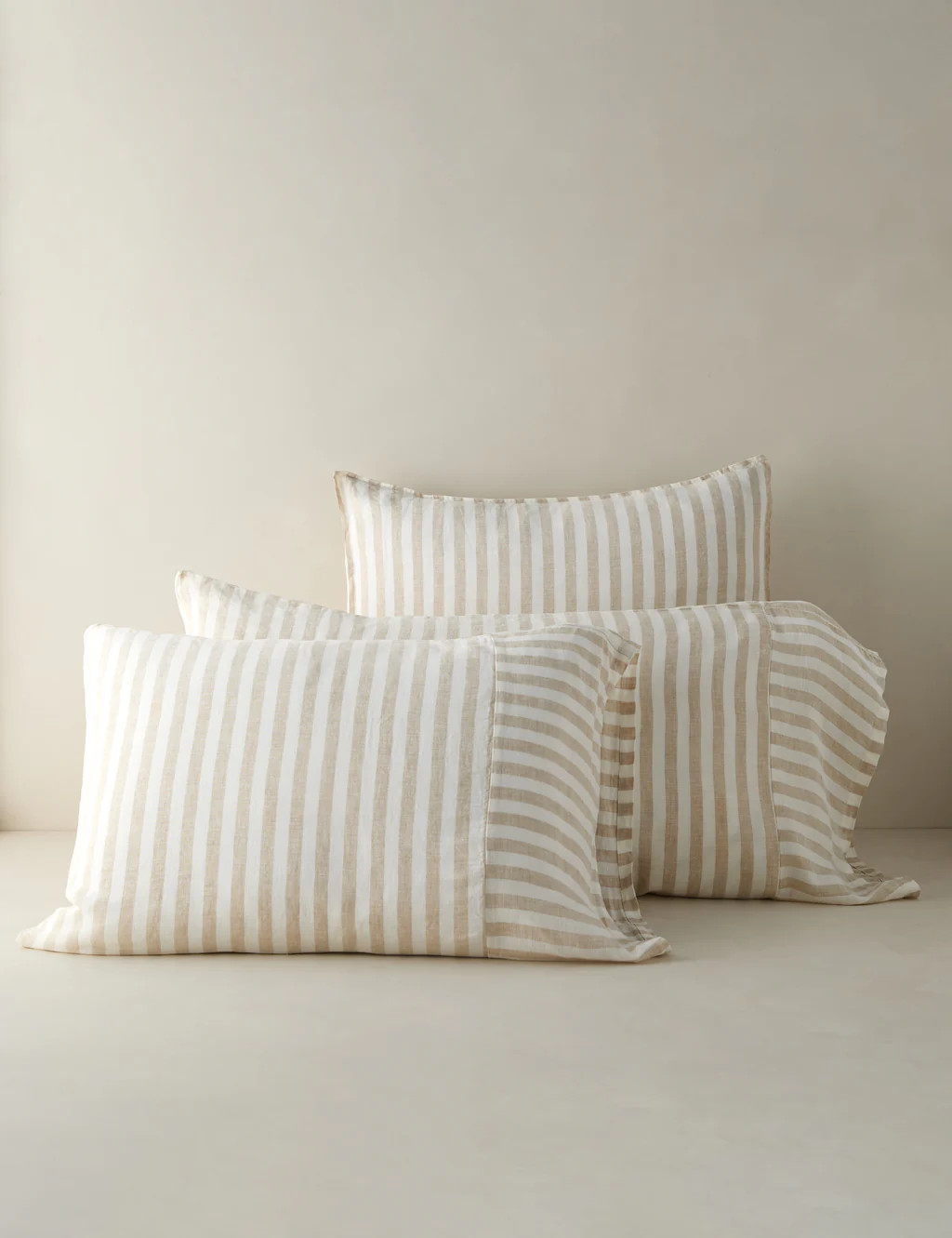 Thayer Striped European Flax Linen® Sham | Lulu and Georgia 