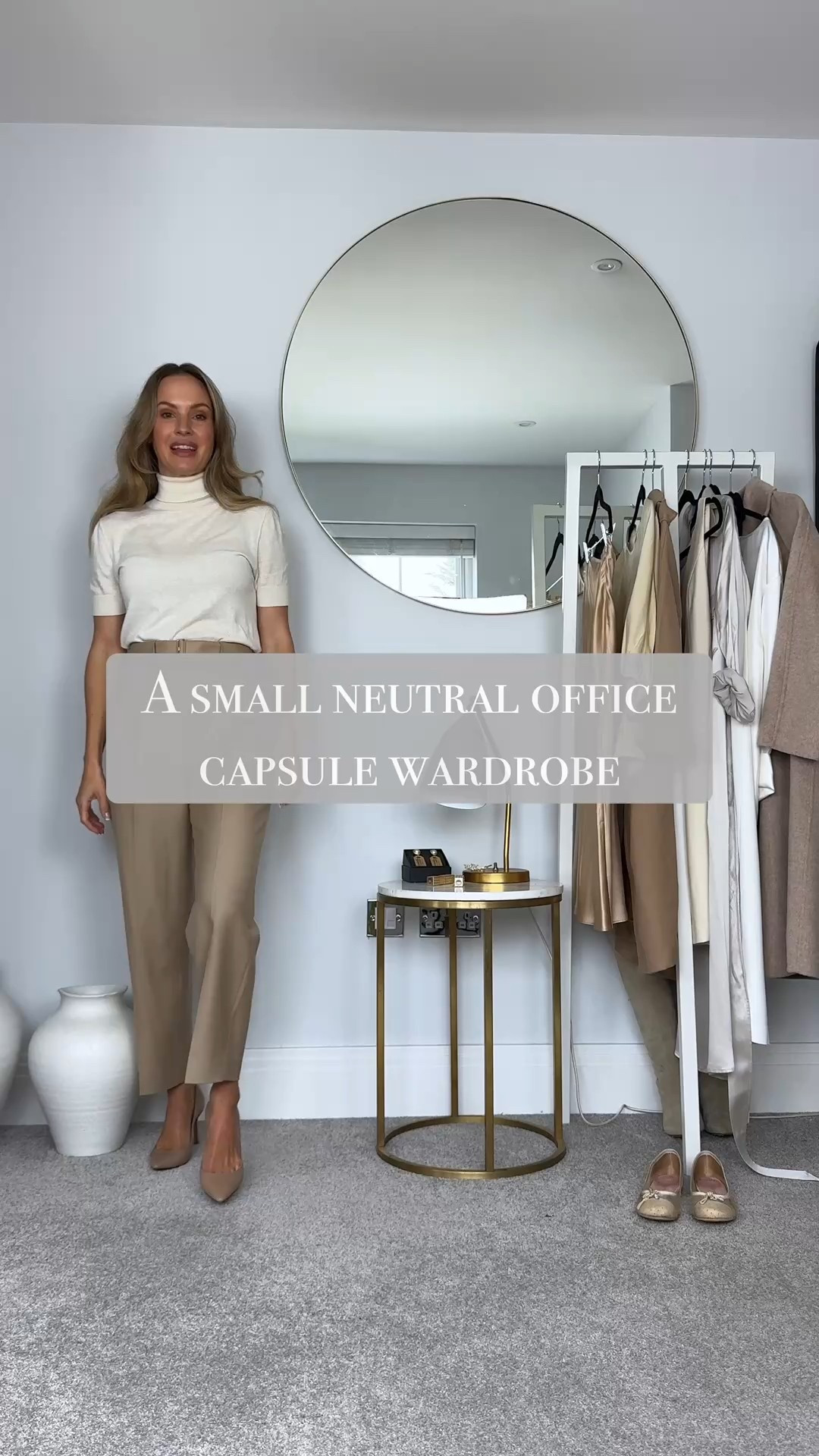 Let’s put together a small neutral capsule wardrobe for the office 🤍

This edit can be as small as 6 pieces or as big as 12 depending on your needs. 

I decided to only focus on neutrals as we already know how to wear black in a corporate setting. Of course all these items would work really well in other colours too.

The focus is on elevated materials, clean cuts and great fitting designs. Quality does really pay off when it comes to clean looks like these. 

I would add a pair of nude pumps, cream or beige ballerinas and potentially a pair of smart loafers to go with these looks. 

🤍You can find the items I’m wearing in my link in bio, or just comment “link” and I’ll send them to you 🤍

#tessmontgomery #capsulewardrobe #officewardrobe #officeoutfit

#LTKOver40 #LTKWatchNow #LTKWorkwear