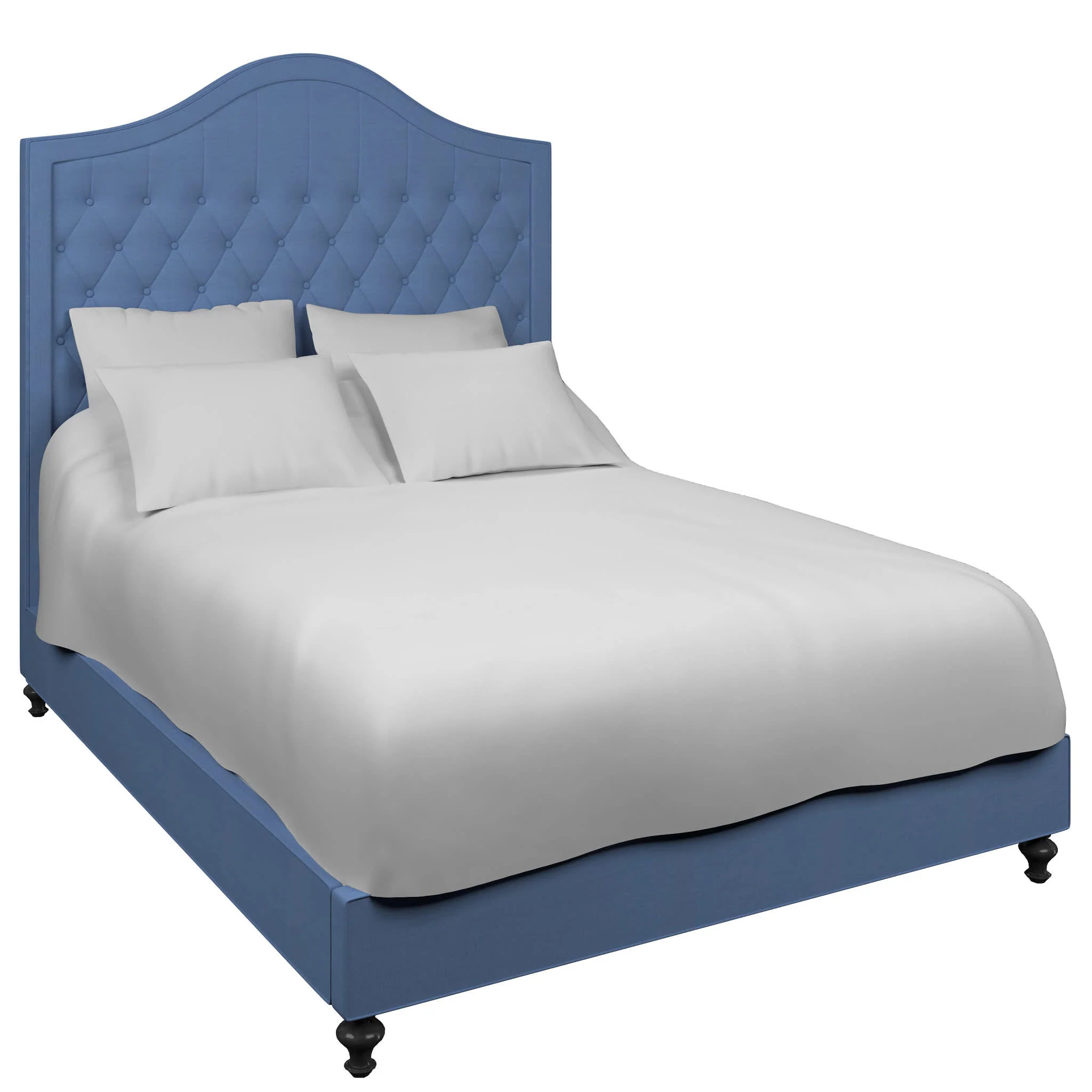 Estate Linen French Blue Essex Bed - King | Annie Selke