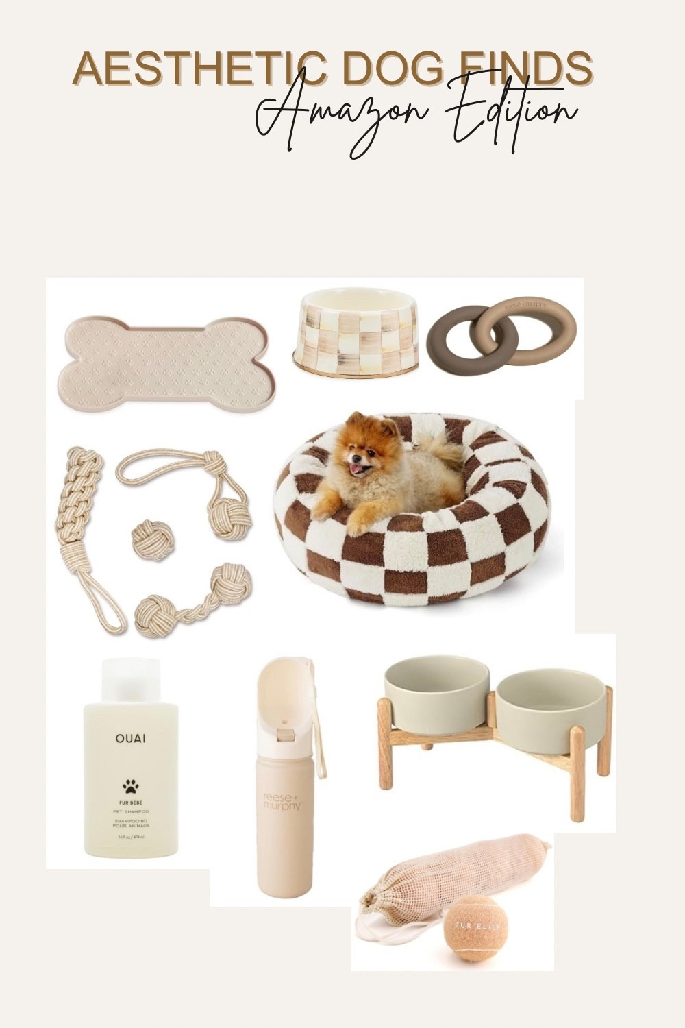Aesthetic dog finds I actually love 🐾
Neutral, cozy, and functional pieces that don’t ruin your home vibe. Saving this for future upgrades 🤍
Everything linked — Luna approved.
#dogmomfinds #amazonfinds #neutralhome #petaccessories #softlife #cozyhome