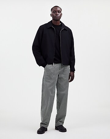 Baggy Surplus Pants in Stripe | Madewell | Madewell