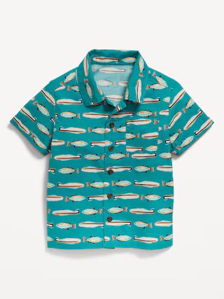 Short-Sleeve Graphic Pocket Shirt for Toddler Boys | Old Navy (US)