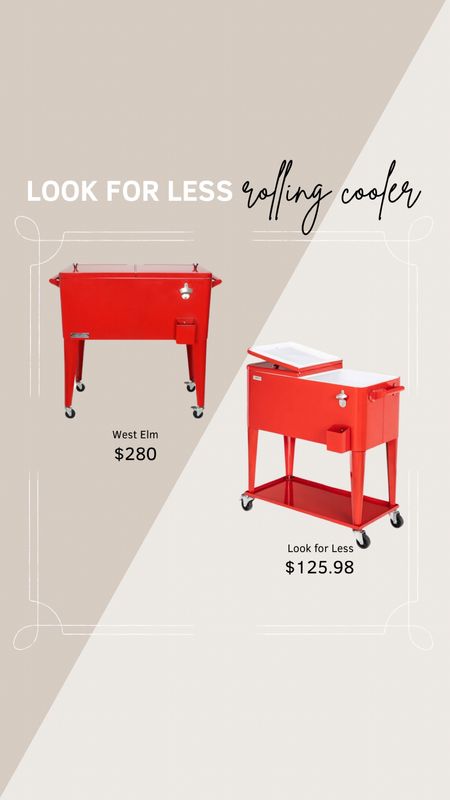 Red rolling cooler, 4th of July BBQ, Father’s Day present, comes in lots of colors, summer cooler, outdoor entertaining, patio furniture, Memorial Day party, limited time deal, 

#LTKhome #LTKsalealert #LTKstyletip