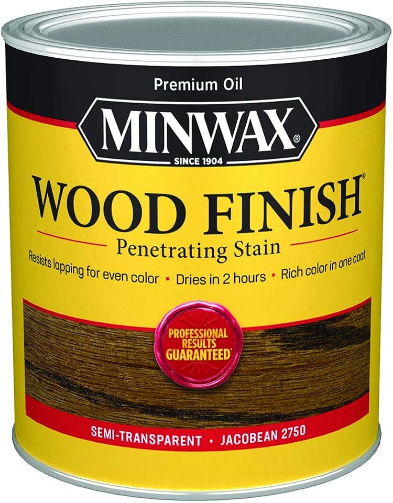 1 qt Minwax 70014 Jacobean Wood Finish Oil-Based Wood Stain | Amazon (US)