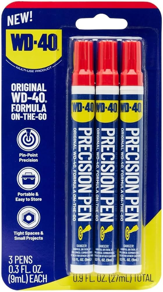 WD-40 Original Formula- Precision Pen On-The-Go, Lubrication with Pin-Point Precision, Controlled... | Amazon (US)